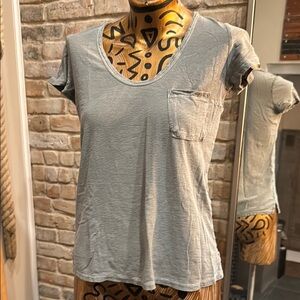 James Perse Gray Women's scoopneck Top 2